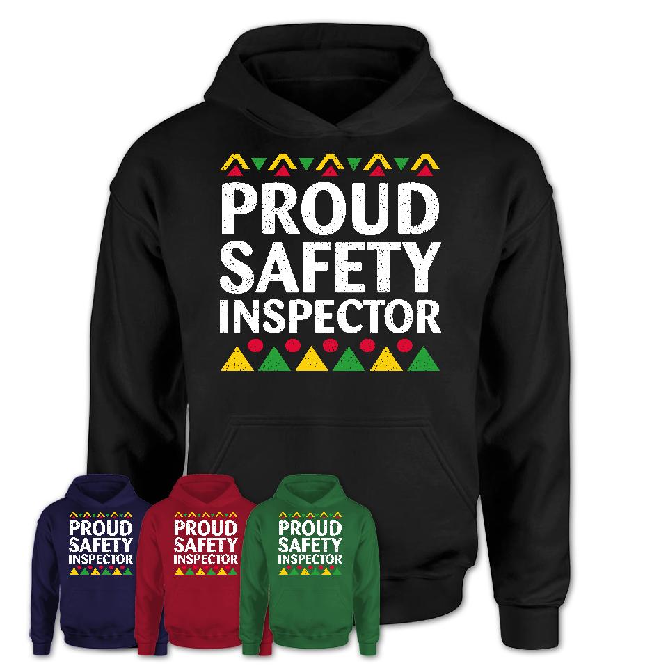 Proud Safety Inspector Africa Pride Black History Month T-Shirt