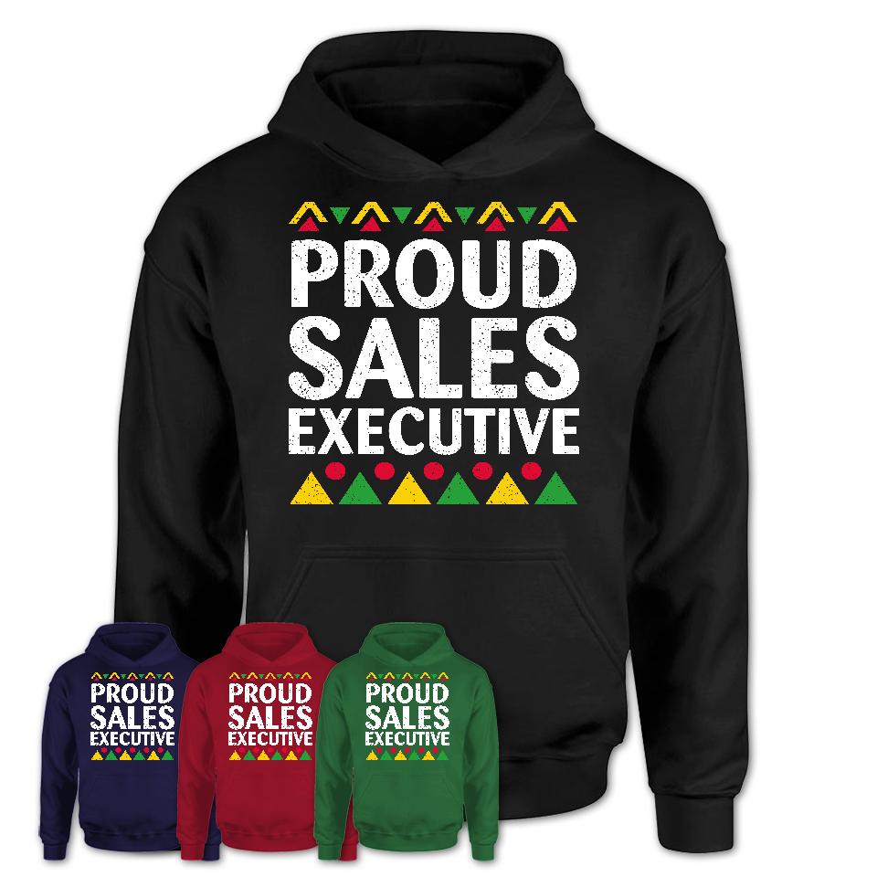 Proud Sales Executive Africa Pride Black History Month T-Shirt