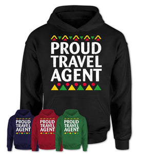 Proud Travel Agent Africa Pride Black History Month T-Shirt