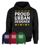 Proud Urban Designer Africa Pride Black History Month T-Shirt