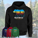 Red River New Mexico Funny Mountain Hiking Camping Adventure Bear Pattern Vintage Gift Shirt