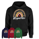 Reporter Because Your Life Worth My Time Rainbow T-Shirt