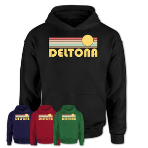 Retro Deltona Florida Sunset Shirt Vintage Colors