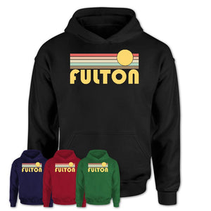 Retro Fulton Missouri Sunset Shirt Vintage Colors