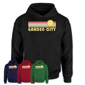 Retro Garden City Kansas Sunset Shirt Vintage Colors