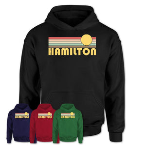 Retro Hamilton Ohio Sunset Shirt Vintage Colors