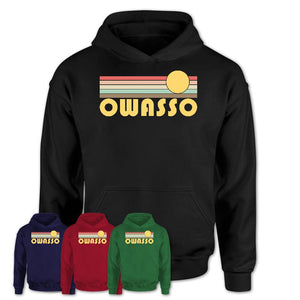 Retro Owasso Oklahoma Sunset Shirt Vintage Colors