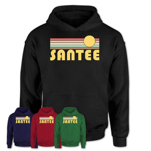 Retro Santee California Sunset Shirt Vintage Colors