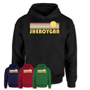 Retro Sheboygan Wisconsin Sunset Shirt Vintage Colors