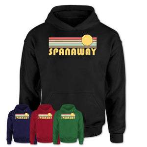 Retro Spanaway Washington Sunset Shirt Vintage Colors