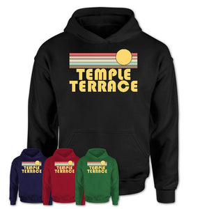 Retro Temple Terrace Florida Sunset Shirt Vintage Colors