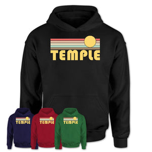 Retro Temple Texas Sunset Shirt Vintage Colors