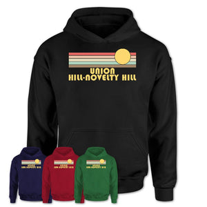 Retro Union Hill-Novelty Hill Washington Sunset Shirt Vintage Colors