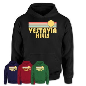 Retro Vestavia Hills Alabama Sunset Shirt Vintage Colors