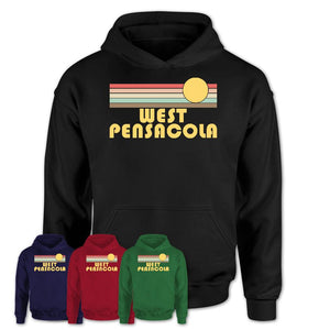 Retro West Pensacola Florida Sunset Shirt Vintage Colors