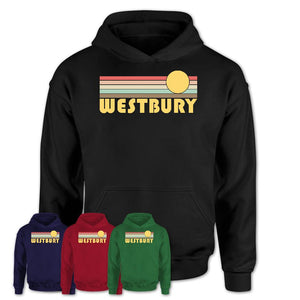Retro Westbury New York Sunset Shirt Vintage Colors