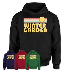Retro Winter Garden Florida Sunset Shirt Vintage Colors