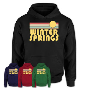Retro Winter Springs Florida Sunset Shirt Vintage Colors