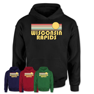 Retro Wisconsin Rapids Wisconsin Sunset Shirt Vintage Colors