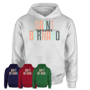 Saint Bernard Mama Shirt, Mom Of Saint Bernard Shirt, Dog Mom Gifts