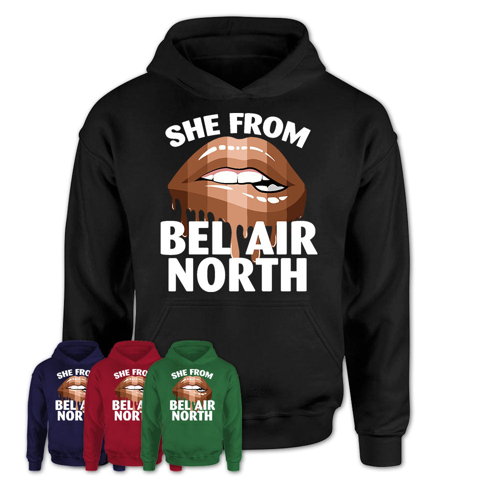 She From Bel Air North Maryland T-Shirt Black Lives Matter Sexy Lips Girl Shirt