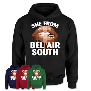 She From Bel Air South Maryland T-Shirt Black Lives Matter Sexy Lips Girl Shirt