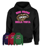 She From Bella Vista Arkansas Gift Cheetah Leopard Sexy Lips Shirt
