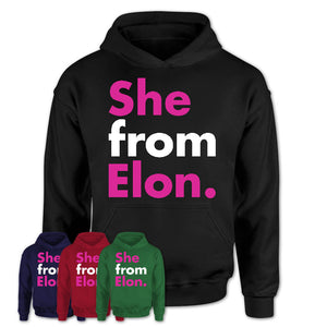 She From Elon Shirt North Carolina State Birthday Gift For Her