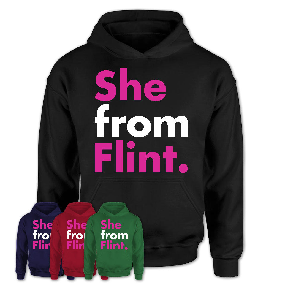 She From Flint Shirt Michigan State Birthday Gift For Her