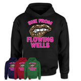 She From Flowing Wells Arizona Gift Cheetah Leopard Sexy Lips Shirt