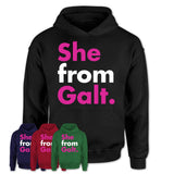 She From Galt Shirt California State Birthday Gift For Her