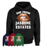 She From Jasmine Estates Florida T-Shirt Black Lives Matter Sexy Lips Girl Shirt