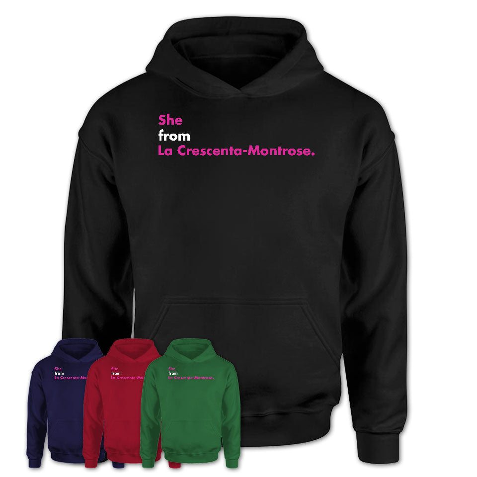 She From La Crescenta-Montrose Shirt California State Birthday Gift For Her