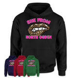 She From North Ogden Utah Gift Cheetah Leopard Sexy Lips Shirt