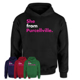 She From Purcellville Shirt Virginia State Birthday Gift For Her