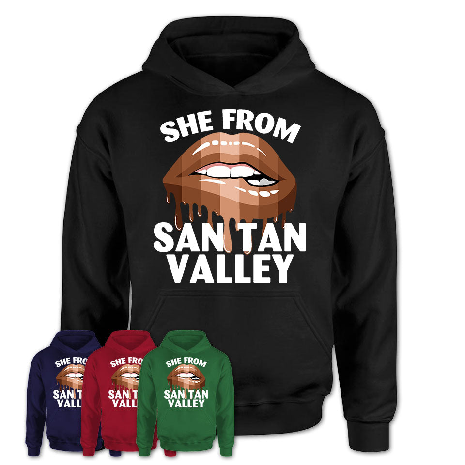 She From San Tan Valley Arizona T-Shirt Black Lives Matter Sexy Lips Girl Shirt