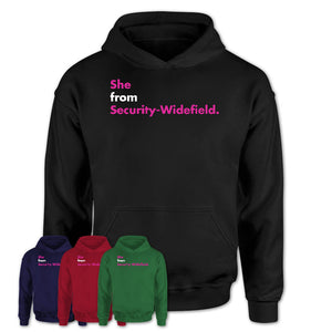 She From Security-Widefield Shirt Colorado State Birthday Gift For Her