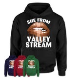 She From Valley Stream New York T-Shirt Black Lives Matter Sexy Lips Girl Shirt