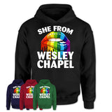 She From Wesley Chapel Florida T-Shirt LGBT Pride Sexy Lips Gift Shirt