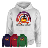 Spooky Personal Stylist Shirt, Halloween Rainbow Shirt for Women, Funny Pumpkin Shirt for Personal Stylist, Halloween Gift