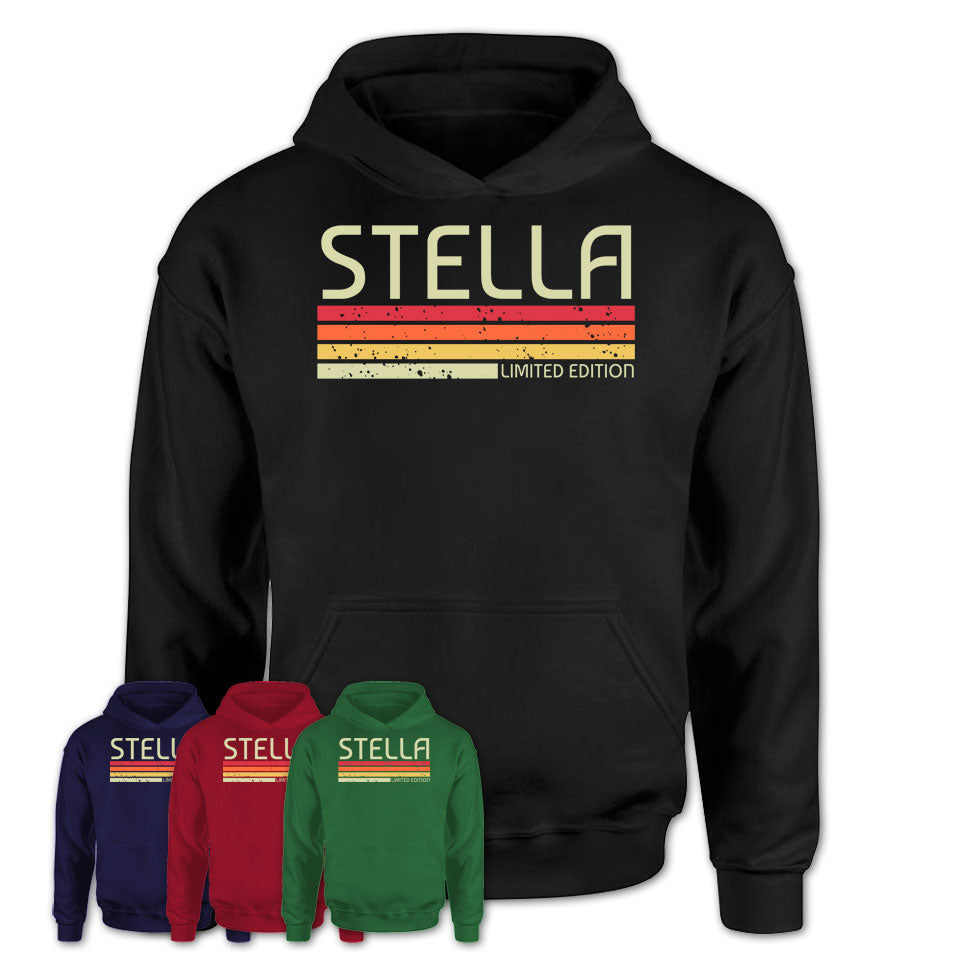 Stella Gift Custom Name Retro Vintage Birthday T-Shirt