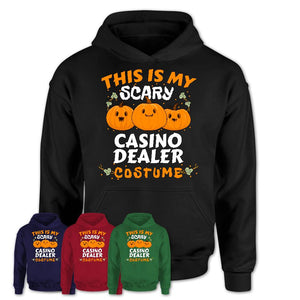 This Is My Scary Casino Dealer Costume, Halloween Pumpkin Shirt, Funny Coworker Gift