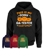 This Is My Scary Qa Tester Costume, Halloween Pumpkin Shirt, Funny Coworker Gift