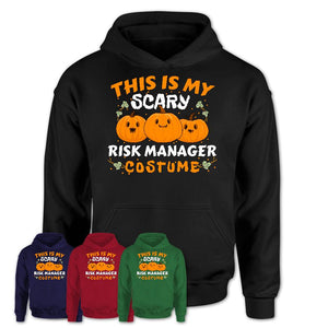 This Is My Scary Risk Manager Costume, Halloween Pumpkin Shirt, Funny Coworker Gift