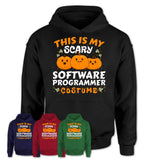 This Is My Scary Software Programmer Costume, Halloween Pumpkin Shirt, Funny Coworker Gift
