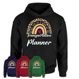 Transportation Planner Because Your Life Worth My Time Rainbow T-Shirt