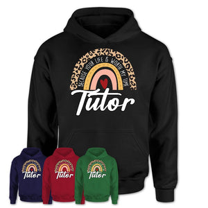 Tutor Because Your Life Worth My Time Rainbow T-Shirt