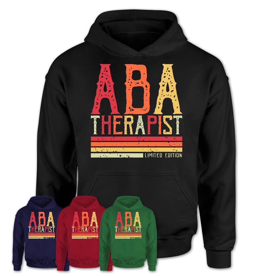 Vintage Aba Therapist Limited Edition Job Shirt, Coworker Birthday Gift Idea