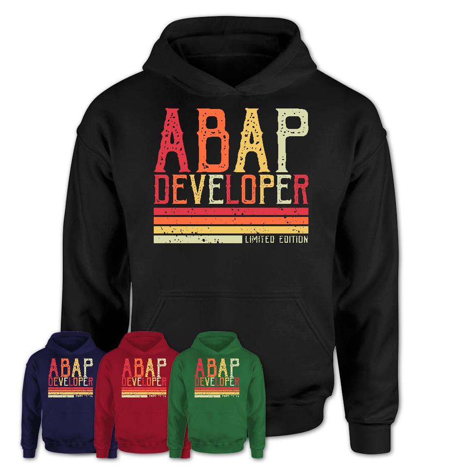 Vintage Abap Developer Limited Edition Job Shirt, Coworker Birthday Gift Idea