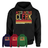 Vintage Accounting Clerk Limited Edition Job Shirt, Coworker Birthday Gift Idea